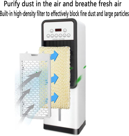 GENERIC Climatiseur 3 En 1 : Refroidisseur D'air Par Évaporation Avec Réservoir D'eau De 3 Litres, 4 Modes, 3 Vitesses, Télécommande, Oscillation À 120°, Minuterie De 12 Heures