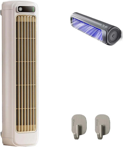 GENERIC ColdEez Cooling Ace, Colding Air Climating, Ventilateur De Refroidisseur D'air Portable Avec 3 Vitesses, Chargement USB, Ventilateur De Tour De Bureau Pour Bureau, Chambre à Coucher, Cuisine Gray