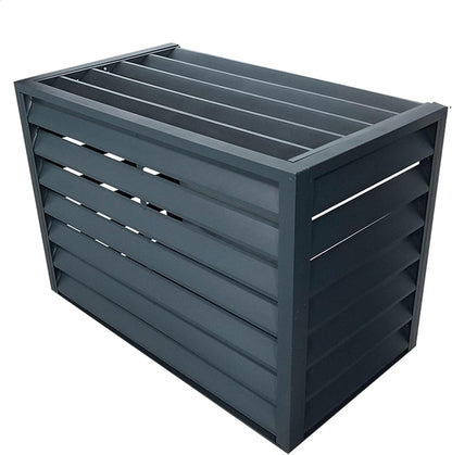 GENERIC Housse De Protection En Aluminium Pour Climatiseur – Protection Contre Les Intempéries Pour Pompe à Chaleur Extérieure, Anti-cernes Pour Unités Extérieures Et Design élégant