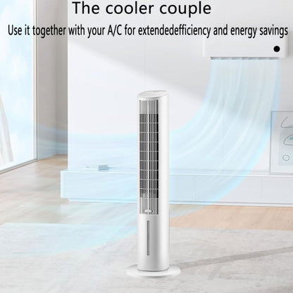 GENERIC Refroidisseur D'air évaporatif De 4L Avec Télécommande, Ventilateur De Tour De Refroidissement 3 En 1.Unité De Climatisation Portable 65W.70° Oscillant, Calme Pour Chambre, Bureau.Épargnant D'énergie