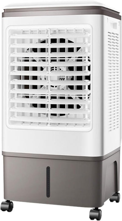  Climatiseur Mobile Silencieux 30L Refroidisseur D'air Sans Évacuation Ventilateur Refroidisseur D'air Avec 2 Coussin D'eau 3 Vitesses 3 Modes Oscillation 120°pour Chambre Bureau Maison