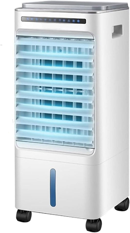 GENERIC Refroidisseur D'événement Portable Avec 4 Boîtes à Glace Et Minuteries, Ventilateur Silencieux Jusqu'à 25m2, Climatisation Portable Avec Oscillation Et Roues, Idéal Pour La Maison, Bureau Et Camping