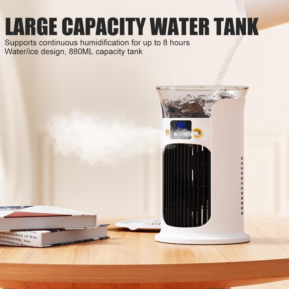 GENERIC Climatiseur Mobile, Refroidissement Par évaporation, Petit Climatiseur Portable, Climatiseur Mobile (vert)