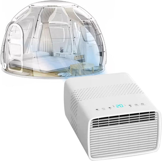  Climatiseur Portable, Mini Refroidisseur D'air De Bureau Avec Télécommande, Déshumidificateur Intérieur/extérieur, Économie D'énergie, Sans Installation, Pour Camping-Car, Appartement, Tente