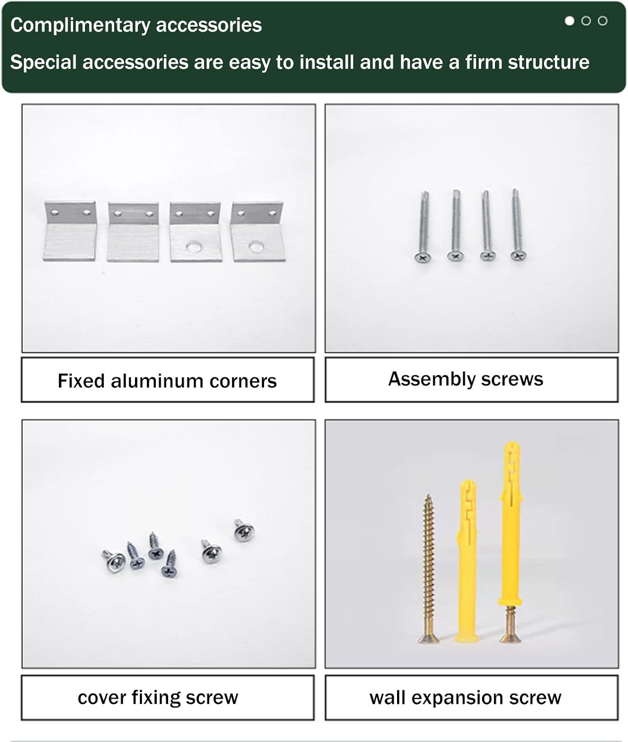 GENERIC Housse De Protection Pour Climatiseur De Fenêtre, écran De Clôture – Étanche à La Poussière Et Robuste – Bouclier D'intimité En Aluminium Pour Unité De Condensation, Boîtier De Poubelle, Support De
