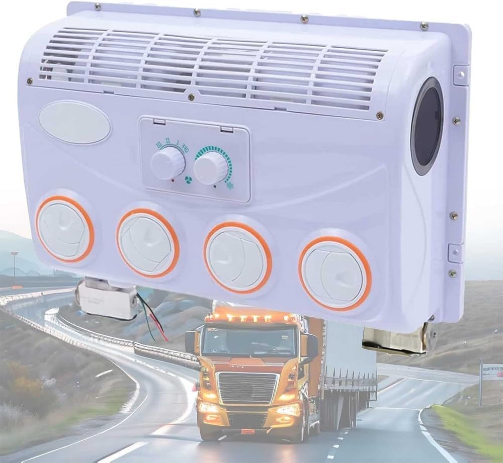  Climatiseur Portable Pour Voiture, 12 V/24 V CC, Léger Et Facile à Installer Pour Camions, Voitures Et Campings, Solution De Refroidissement électrique 100 W