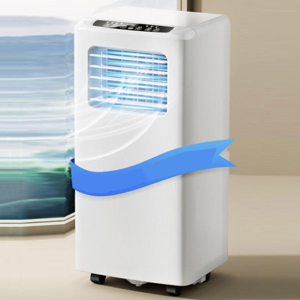  Climatiseur Portable, Unité De Climatisation Intelligente Avec Déshumidificateur Cool Et Modes De Ventilateur, Télécommande, Minuterie 24H, Kit De Fenêtre, Pas De Mur Requis Pour Le Bureau De La Chamb