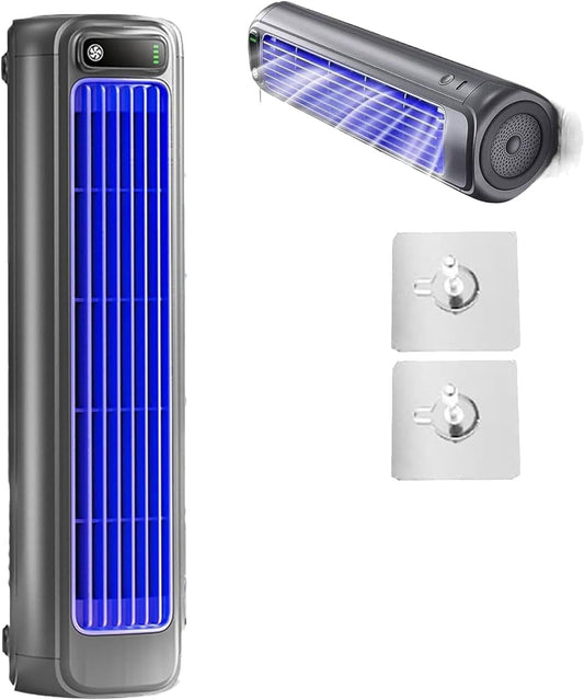  Mini Refroidisseur D'air, Ventilateur De Bureau Alimenté Par USB Avec 3 Vitesses, Refroidissement Silencieux De La Tour Sans Lame Pour Le Camping De Voiture à Domicile De Bureau, Unité De Climatisatio