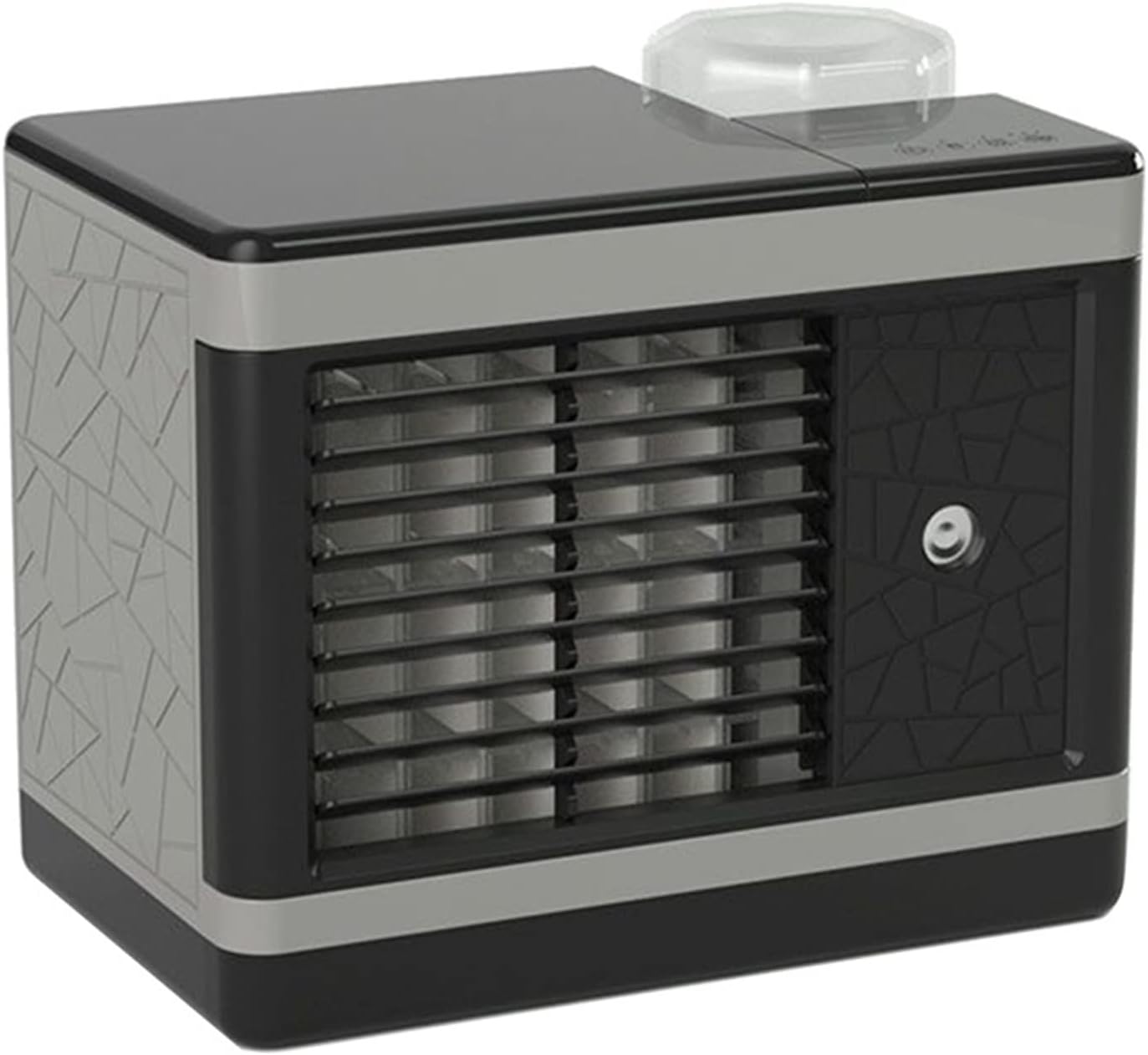  DieffematicKTY Climatiseur Mobile Portable Air Conditioner Mini Air Cooler Multi-Function Humidifier Purifier For Home Cooling Small Air Conditioner (Color : Grey Black)