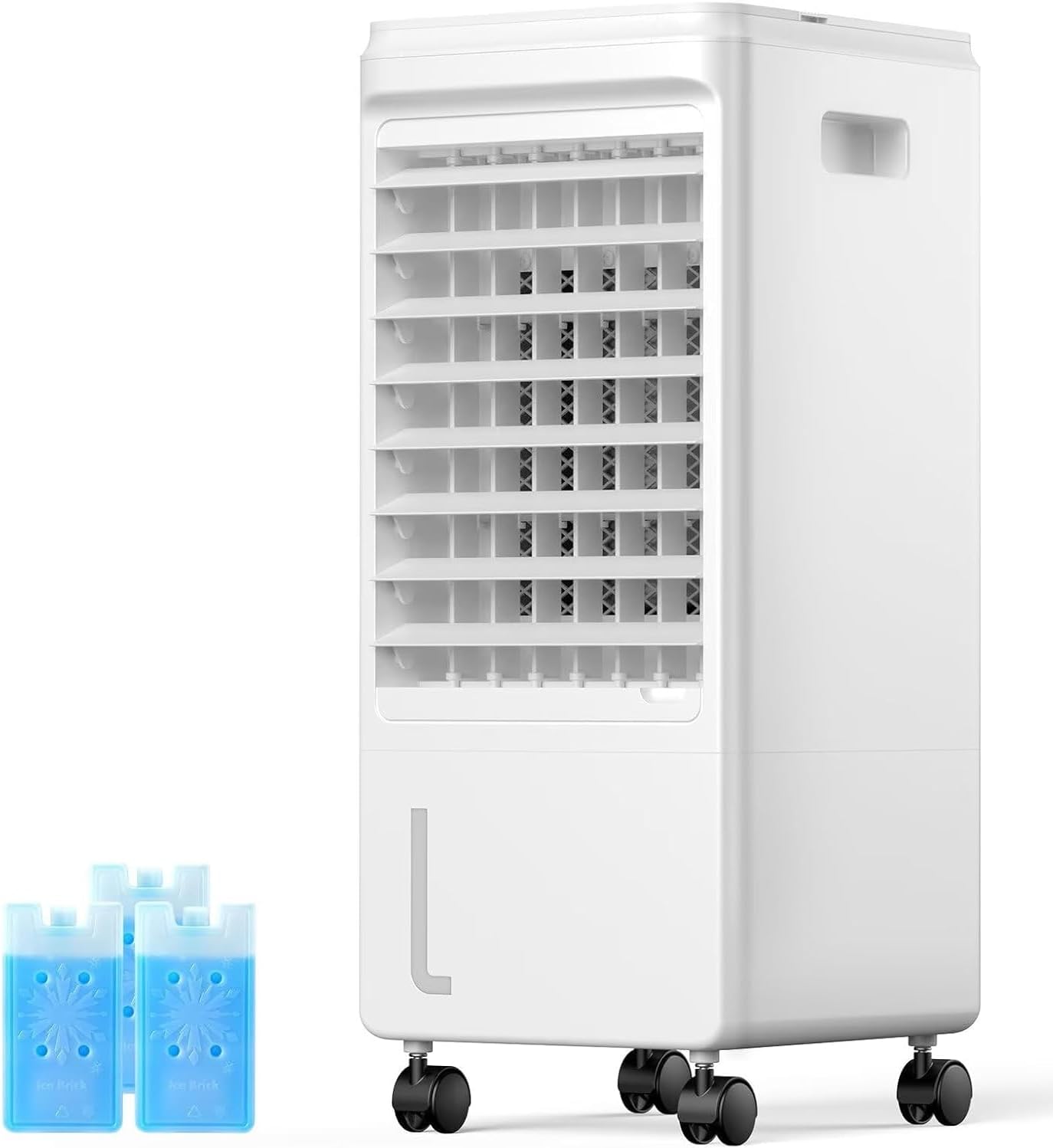  Swamp Refroidisseur D'air Portable Avec 4 Roues Universelles, Poignée Intégrée, Coussinets De Refroidissement Amovibles Et Facile à Nettoyer, Minuterie Intelligente De 7 Heures 14