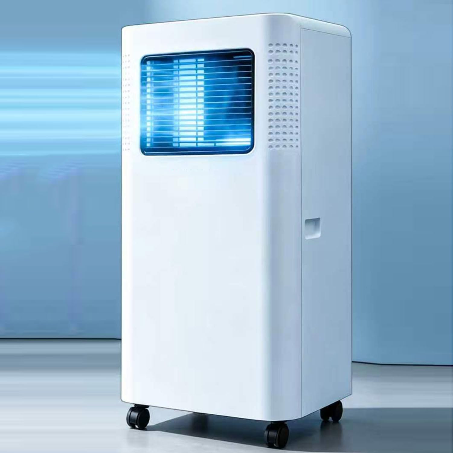 Climatiseur Portable, Unité Intelligente Intelligente Silencieuse Pour Jusqu'à 300 Pieds Carrés, Ventilateur De Refroidissement Avec Télécommande, Minuterie 24H, Mode Veille, Pas D'installation De Fen