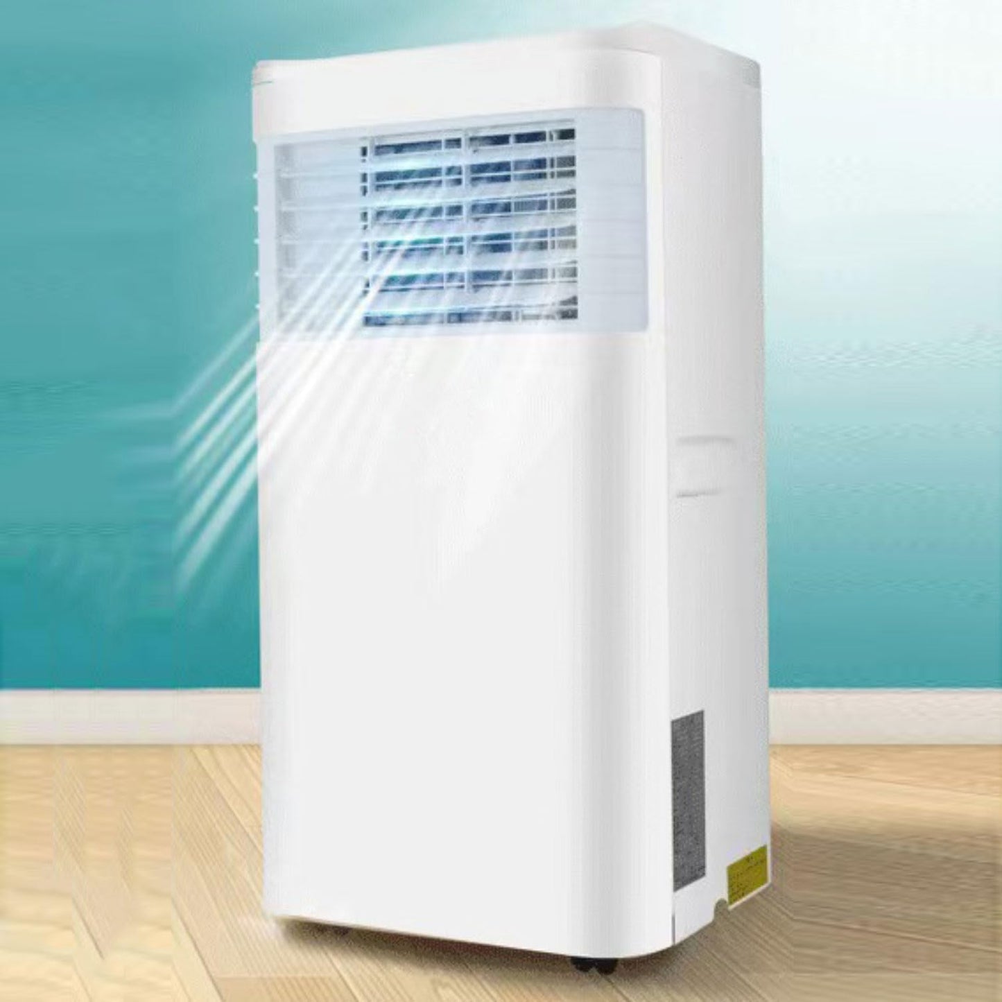  Climatiseur Portable Unité Intelligente Intelligente Avec Déshumidificateur Cool Et Modes Ventilateur Pour La Pièce Jusqu'à 350 Pieds Carrés, Télécommande, Minuterie 24 Heures, Kit D'installation