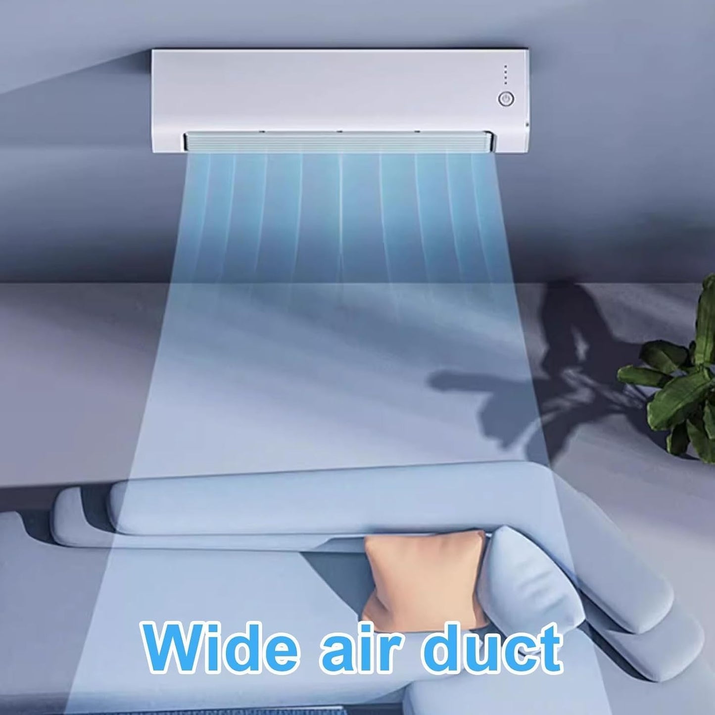 GENERIC Climatisation Portable Avec Kit De Fenêtre, 3 étapes De Refroidissement Et Télécommande.Sans-feuilles, Silencieux Et économiseur D'énergie.Idéal Pour Les Chambres, Bureau Et Petites Pièces.Fiable Circ