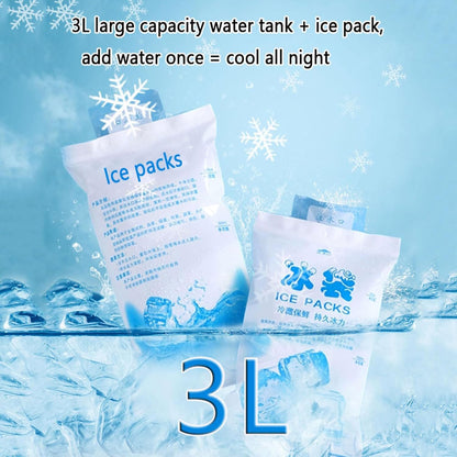 GENERIC Climatiseur 3 En 1 : Refroidisseur D'air Par Évaporation Avec Réservoir D'eau De 3 Litres, 4 Modes, 3 Vitesses, Télécommande, Oscillation À 120°, Minuterie De 12 Heures