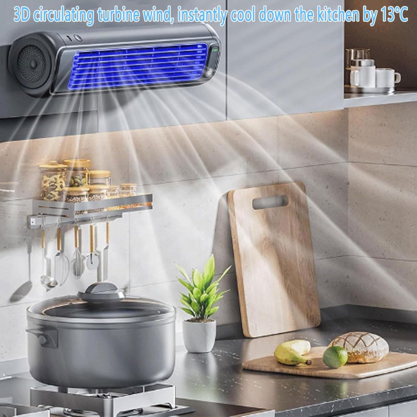  Mini Refroidisseur D'air, Ventilateur De Bureau Alimenté Par USB Avec 3 Vitesses, Refroidissement Silencieux De La Tour Sans Lame Pour Le Camping De Voiture à Domicile De Bureau, Unité De Climatisatio