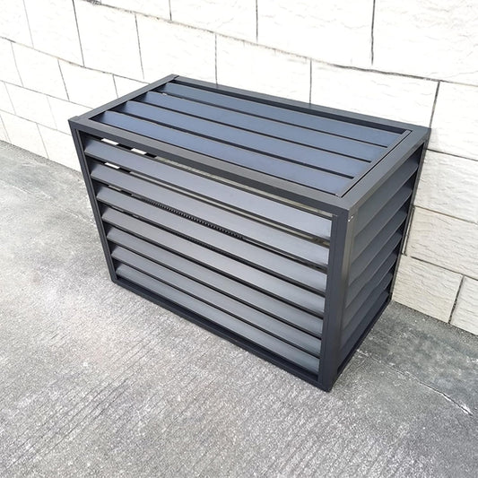  Housse De Protection Pour Climatiseur Toutes Saisons - Clôture Décorative Pour Unités Extérieures - Protection Antivol Pour équipement CVC