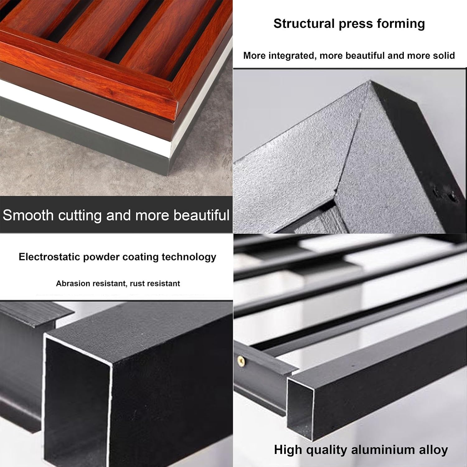  Housse En Aluminium Pour Climatiseur Extérieur, Mini Unité De Climatisation Fendue, Protection Contre Les Intempéries Pour Radiateur De Climatiseur, Bouclier D'unité De Climatisation