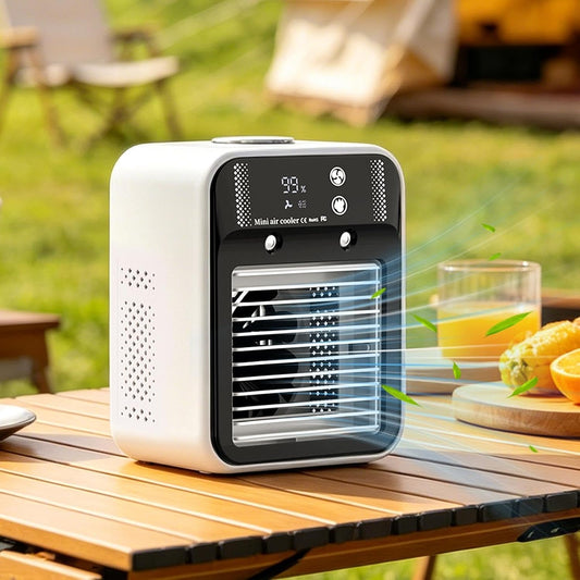  Climatiseur Portable Silencieux,Ventilateurs Silencieux Rafraîchissants | Deux Vitesses De Vent, Petit Climatiseur,Maison, Chambre, Bureau, Garage, Atelier, Cuisine, Dortoir
