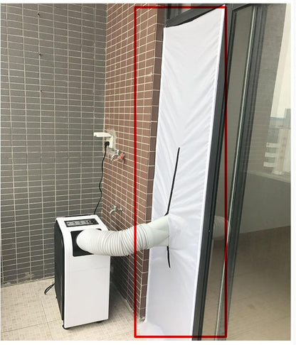  G&M Only AirLock 48 X 210 CM Kit De Calfeutrage Pour Climatiseurs Et Déshumidificateurs,Installation Facile, Pas Besoin De Percer De Trous (210 X 48 Cm Blanc)