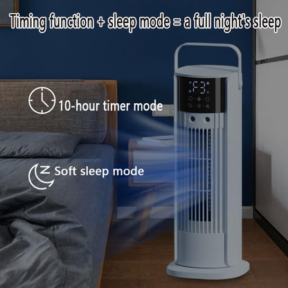 GENERIC Climatiseur Portable Avec Ventilateur Et Rafraîchisseur D'air Par évaporation, 3 Vitesses Et 3 Modes, Minuterie 10 H, Réservoir D'eau 700 ML, Télécommande, Humidificateur Et Circulateur D'ai