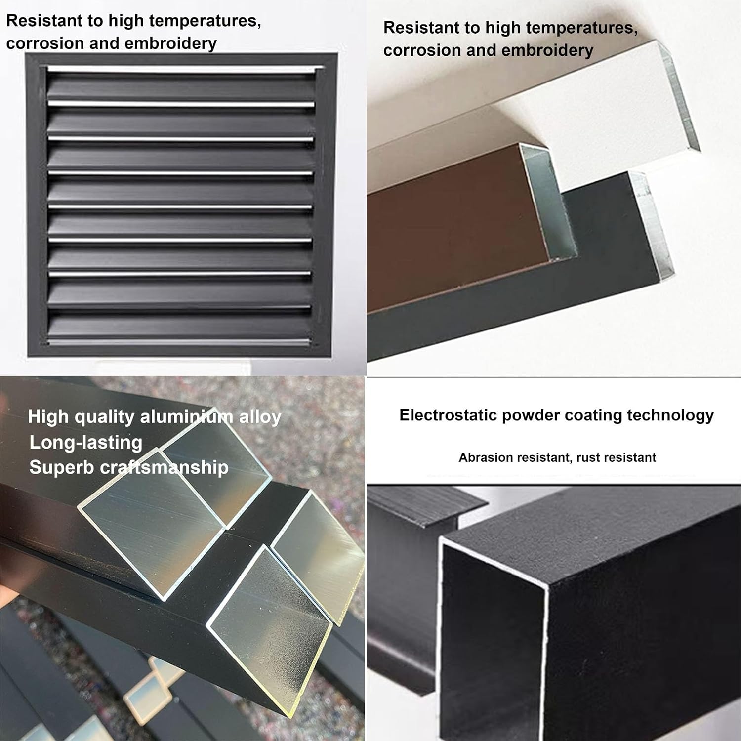 GENERIC Housse De Protection Pour Climatiseur Extérieur – Protection En Aluminium Pour Pompe à Chaleur – Clôture élégante Pour Dissimuler Les Unités Extérieures Et Résistante Aux Intempéries.