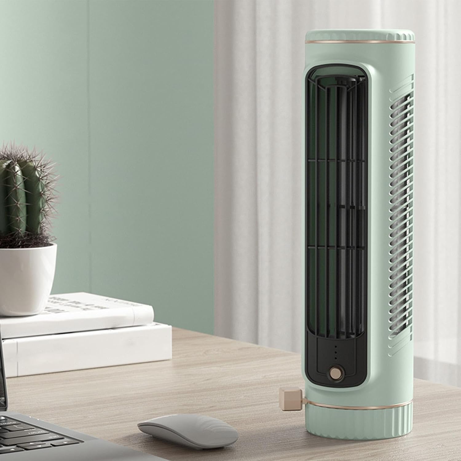 GENERIC Climatiseurs Portables | Ventilateur De Refroidissement D'air Personnel | Ventilateur AC Portable à 3 Vitesses | Ventilateur Tour Portable | Ventilateur AC Sur Pied | Petit Refroidisseur D'air