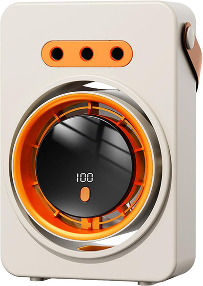  Ventilateur De Climatiseur, Climatiseur Portable Pour Voiture – Ventilateur De Refroidissement à Brume à 3 Jets, Support Bureau/Mur, Alimenté Par USB, Gris (6, 3 ×, 35 × 8 Po)