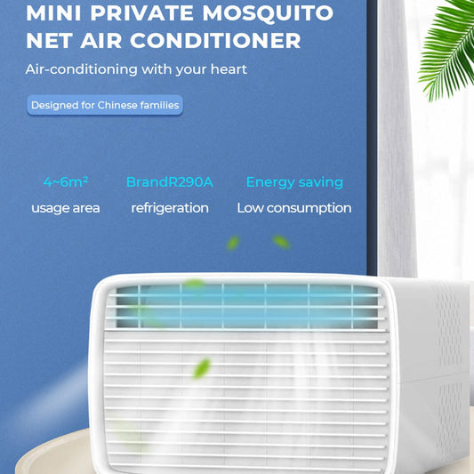  Climatiseur Portable, Mini Refroidisseur D'air De Bureau Avec Télécommande, Déshumidificateur Intérieur/extérieur, Économie D'énergie, Sans Installation, Pour Camping-Car, Appartement, Tente