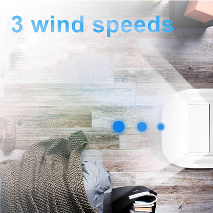 GENERIC Air Conditioner Portable Mobile Rafraichisseur D'air 3 Vitesses Alimentation En Air Grand Angle De 70° Avec Rouleau Universel Et Orifice De Drainage 220 V