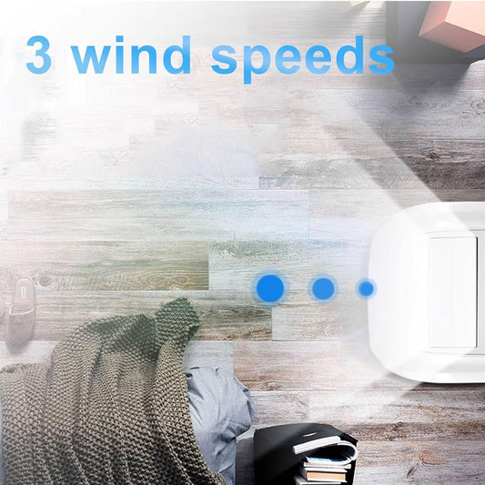 GENERIC Air Conditioner Portable Mobile Rafraichisseur D'air 3 Vitesses Alimentation En Air Grand Angle De 70° Avec Rouleau Universel Et Orifice De Drainage 220 V