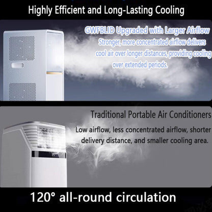  Climatiseur Portable Avec Ventilateur Cool, Déshumidificateur, Minuterie 24H, Télécommande, Sans Kit Mural, Oscillation 120 ° Pour Le Refroidissement De La Chambre Et Du Bureau