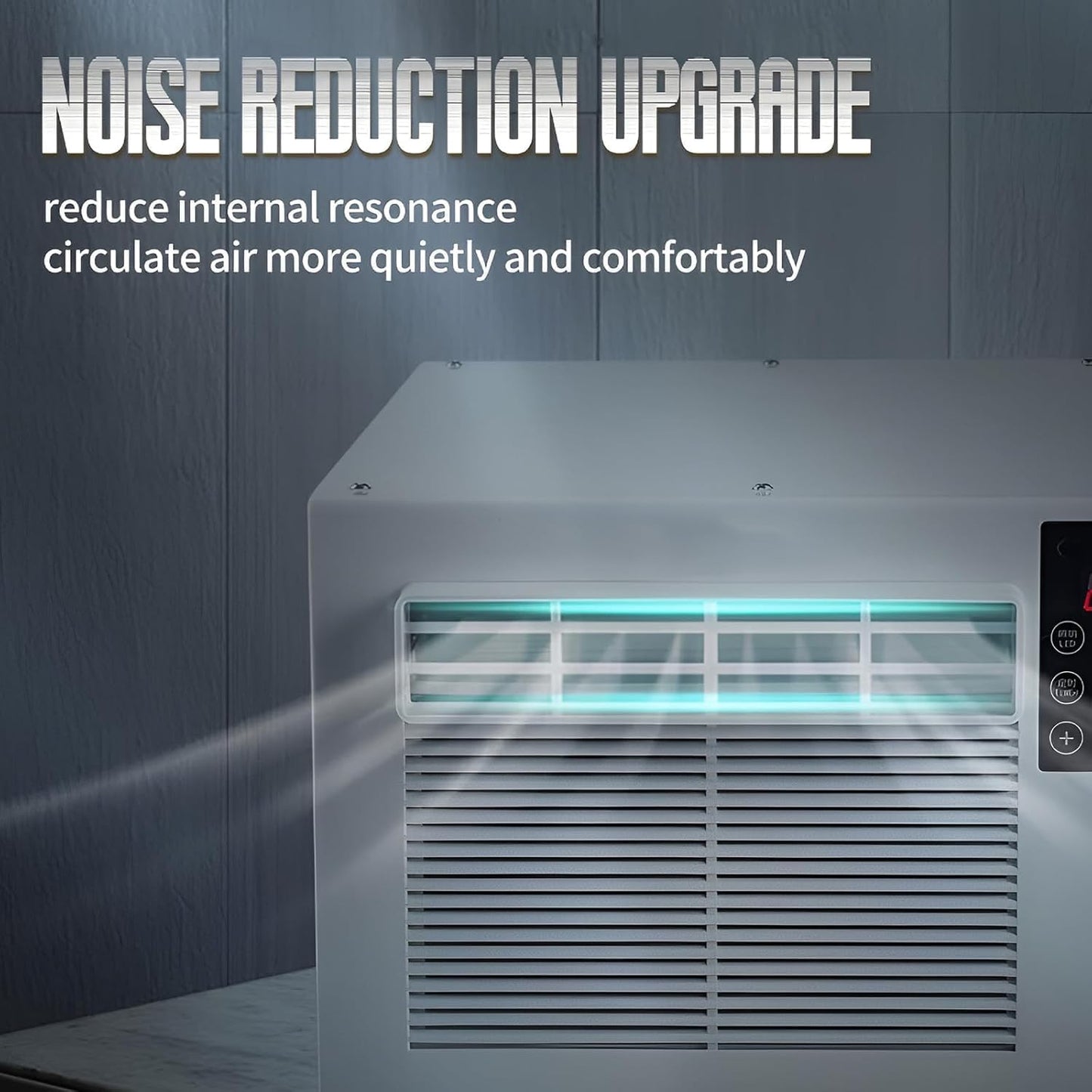  Unité De Climatisation Portable Compacte Avec Déshumidificateur 1900BTU, Refroidisseur Personnel 280W Pour Le Dortoir De Chambre, Climatiseur à énergie Silencieuse Pour Les Petits Espaces Jusqu'à 5m2