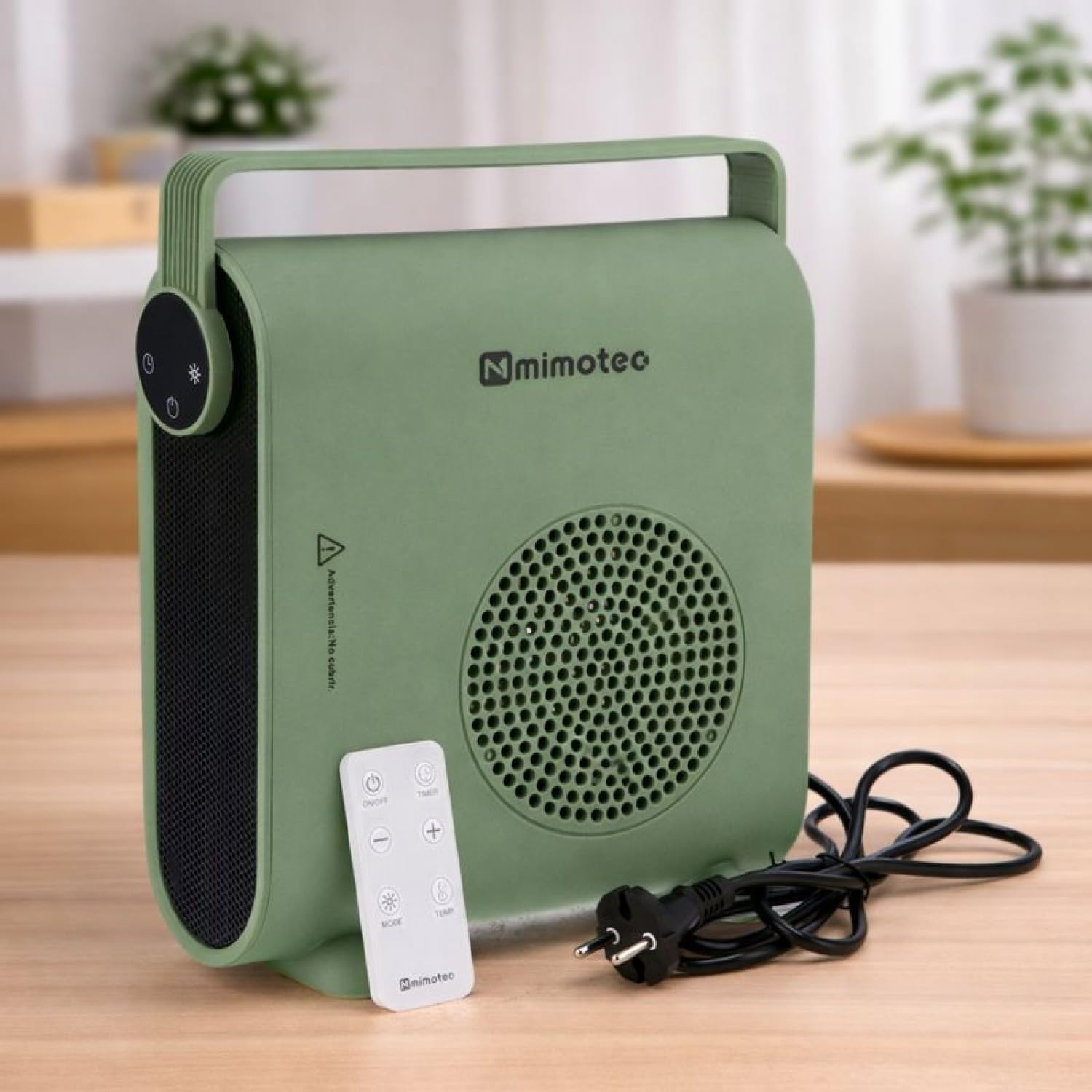  M Mimotec – Chauffage Soufflant Céramique électrique Rose Hearth 2000W, Silencieux <60 DB, Avec Télécommande, Protection Contre La Surchauffe, Chauffage D’appoint Portable Pour Intérieur
