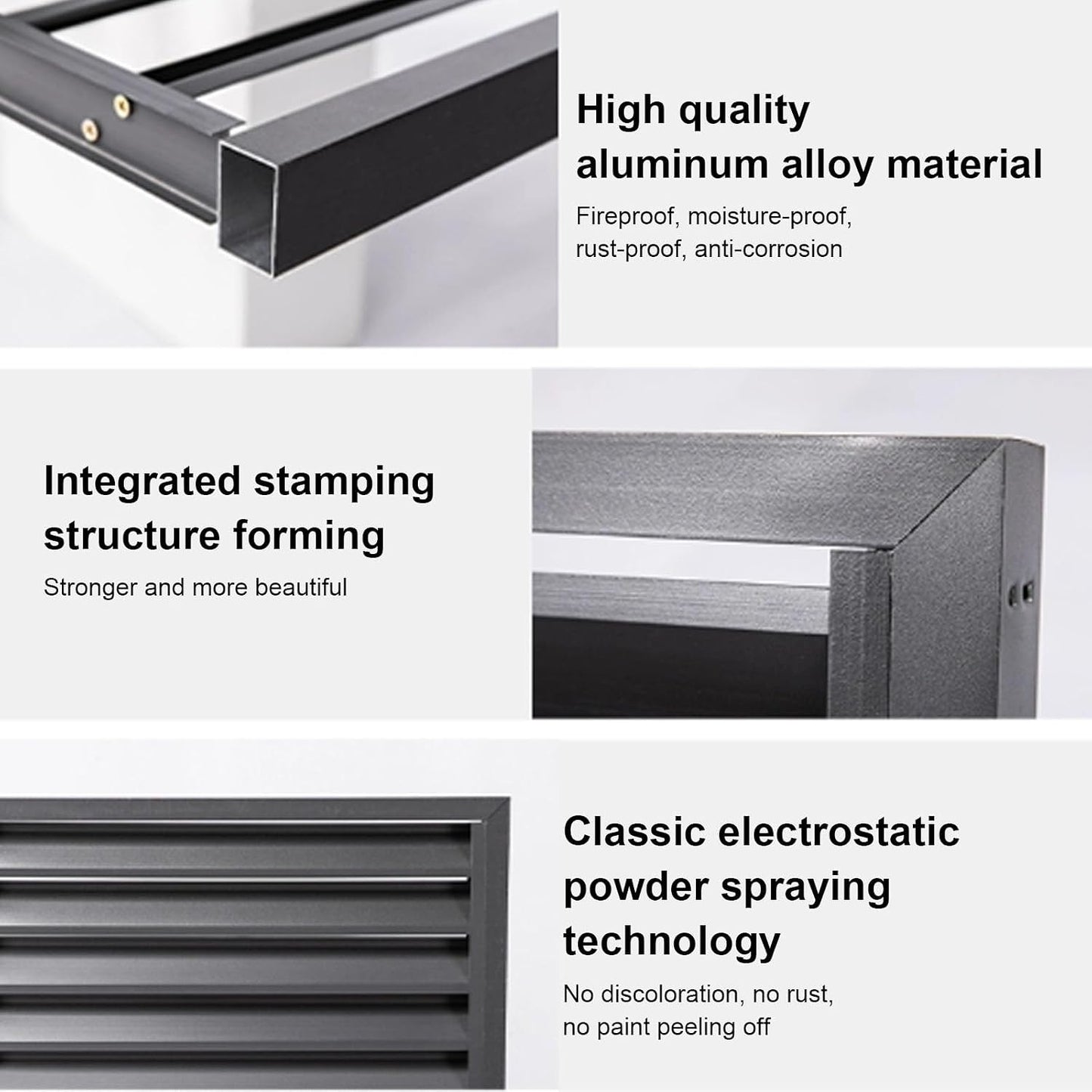  Housse En Aluminium Pour Climatiseur Extérieur – Clôture En Métal Pour La Protection De Pompe à Chaleur – Protection Extérieure Résistante Aux Intempéries, Parfaite Pour Une Installation En Extérieur