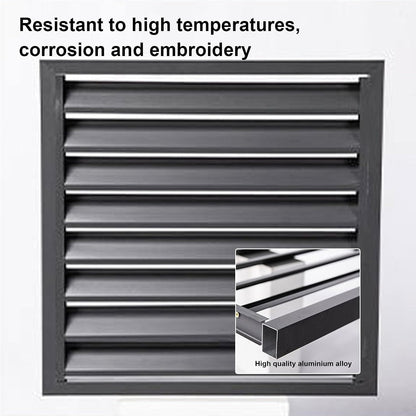 GENERIC Housse De Protection Décorative En Aluminium Pour Climatiseur Extérieur, Clôture De Pompe à Chaleur, Résistante Aux Intempéries, Pour Usage Domestique Et Design élégant