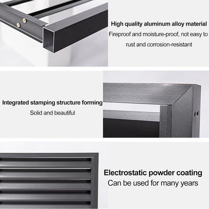 GENERIC Housse De Climatiseur En Aluminium Et Bouclier De Pompe à Chaleur, Stores D'unité Extérieure, Protection AC Divisée, Clôture D'intimité Pour L'extérieur (couleur : Blanc, Taille : Personnalisé)