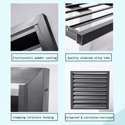 GENERIC Écran De Clôture Pour Climatiseur Extérieur – Couvercle En Alliage D'aluminium Et Volets Anti-corrosion Pour Unité AC Blanc élégant Taille 2-3P Solution Extérieure