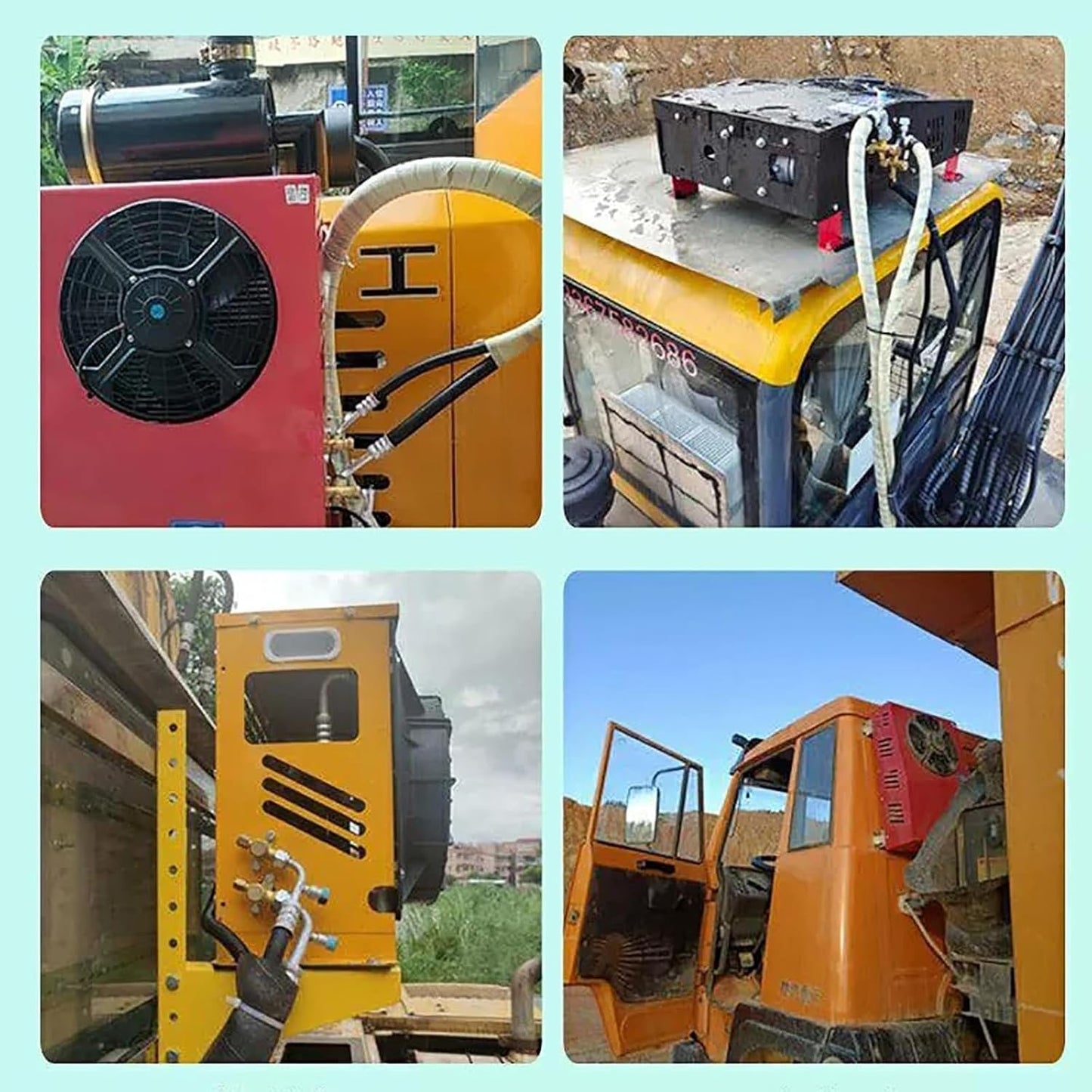  Climatiseur Portable Pour Voiture, 12 V/24 V CC, Léger Et Facile à Installer Pour Camions, Voitures Et Campings, Solution De Refroidissement électrique 100 W