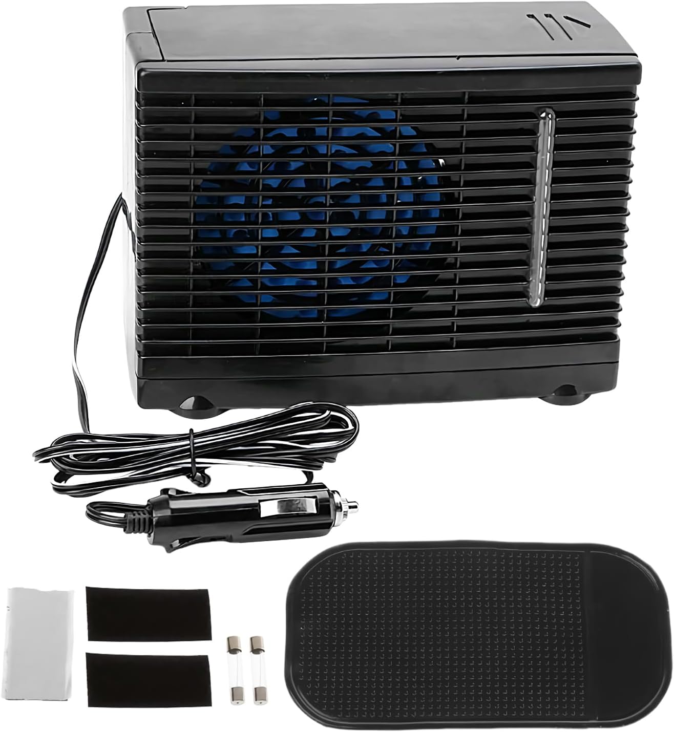 GENERIC Climatiseur Mobile - Climatiseurs Portables Pour Voiture | Conception De Réservoir D'eau 12V Dispositif De Refroidissement Compact | Mini Vehicle AC Unité | Ventilateur De Refroidisseur De Voiture