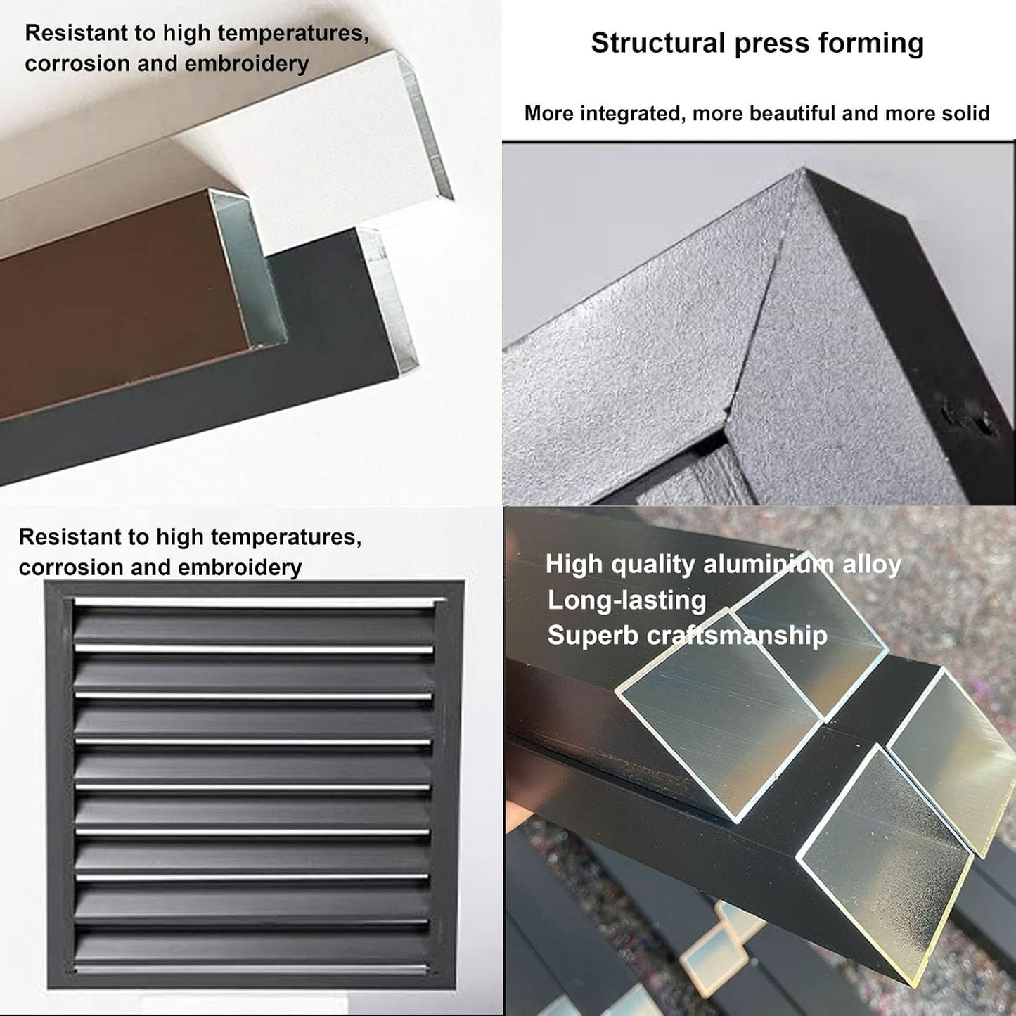  Housse En Aluminium Pour Climatiseur Extérieur – Clôture En Métal Pour La Protection De Pompe à Chaleur – Protection Extérieure Résistante Aux Intempéries, Parfaite Pour Une Installation En Extérieur