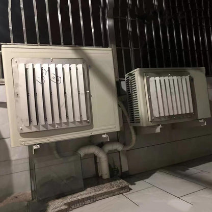 GENERIC Housse Pour Climatiseur Extérieur – Pare-brise En Acier Inoxydable Pour Pompe à Chaleur Et Condensateur, Guide De Soufflage Universel Anti-direct, Ions Météo Et Efficacité énergétique