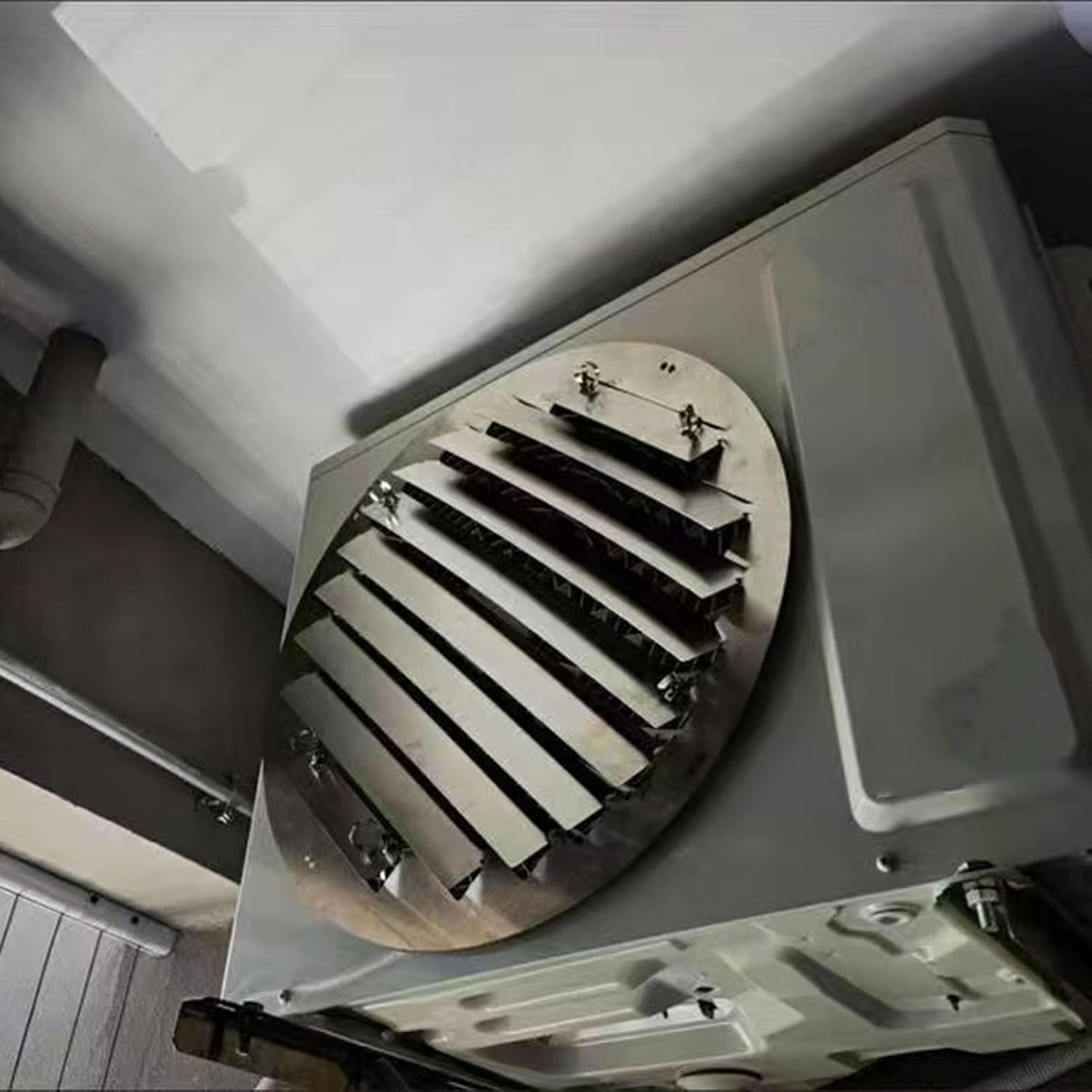 GENERIC Housse Pour Climatiseur Extérieur – Pare-brise En Acier Inoxydable Pour Pompe à Chaleur Et Condensateur, Guide De Soufflage Universel Anti-direct, Ions Météo Et Efficacité énergétique