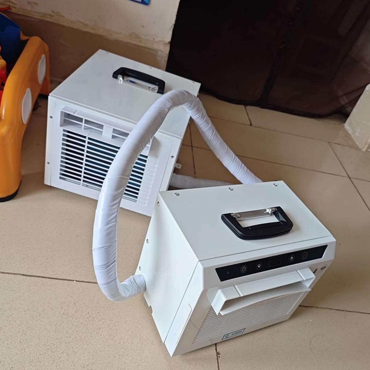 GENERIC Split AC 13000 BTU Refroidisseur De Chambre, Unité Portable Avec Télécommande Et Minuterie, Poignée De Transport Facile Pour Le Camping à Domicile, Filtre Propre Rapide, Solution De Refroidissement Si