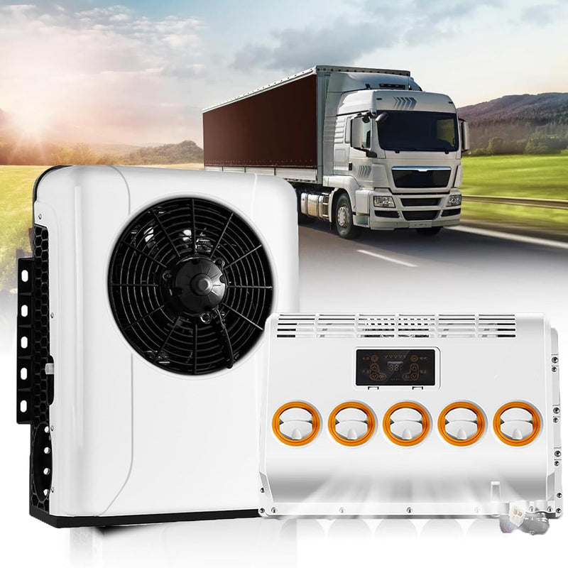 GENERIC Climatiseur Split Universel, Unité De Refroidissement Électrique Pour Stationnement Pour Camions, VR, Camionnettes, Système De Refroidissement Automobile Nouvelle Énergie 12V/24V