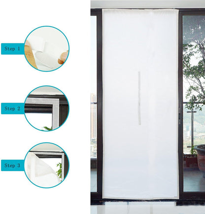  G&M Only AirLock 48 X 210 CM Kit De Calfeutrage Pour Climatiseurs Et Déshumidificateurs,Installation Facile, Pas Besoin De Percer De Trous (210 X 48 Cm Blanc)