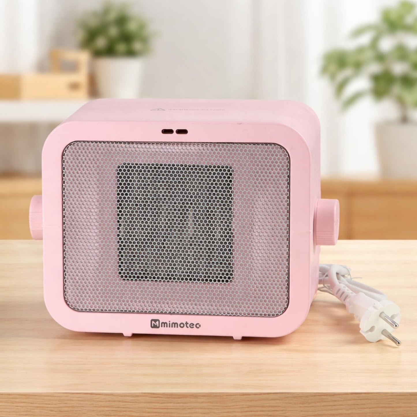  M Mimotec – Chauffage Soufflant Céramique électrique Rose Hearth 2000W, Silencieux <60 DB, Avec Télécommande, Protection Contre La Surchauffe, Chauffage D’appoint Portable Pour Intérieur