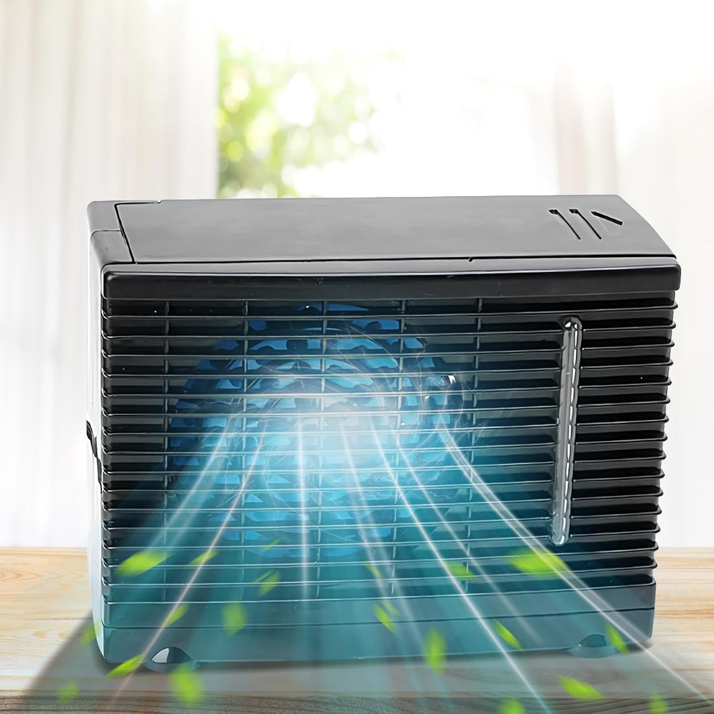 GENERIC Climatiseur Mobile - Climatiseurs Portables Pour Voiture | Conception De Réservoir D'eau 12V Dispositif De Refroidissement Compact | Mini Vehicle AC Unité | Ventilateur De Refroidisseur De Voiture