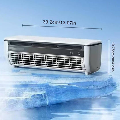  Pas De Ventilateur De Courant Alternatif Portable De Forage, 10s Refroidissement Rapide, Fonctionnement Silencieux 10dB, Moteur De Lévitation Magnétique, Mural Ou Veille, Réglages à 3 Vitesses Pour Le