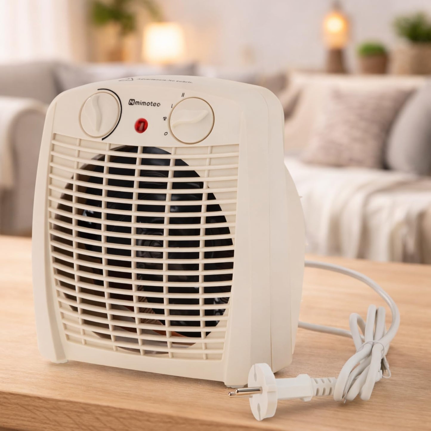 M Mimotec – Chauffage Soufflant Céramique électrique Rose Hearth 2000W, Silencieux <60 DB, Avec Télécommande, Protection Contre La Surchauffe, Chauffage D’appoint Portable Pour Intérieur