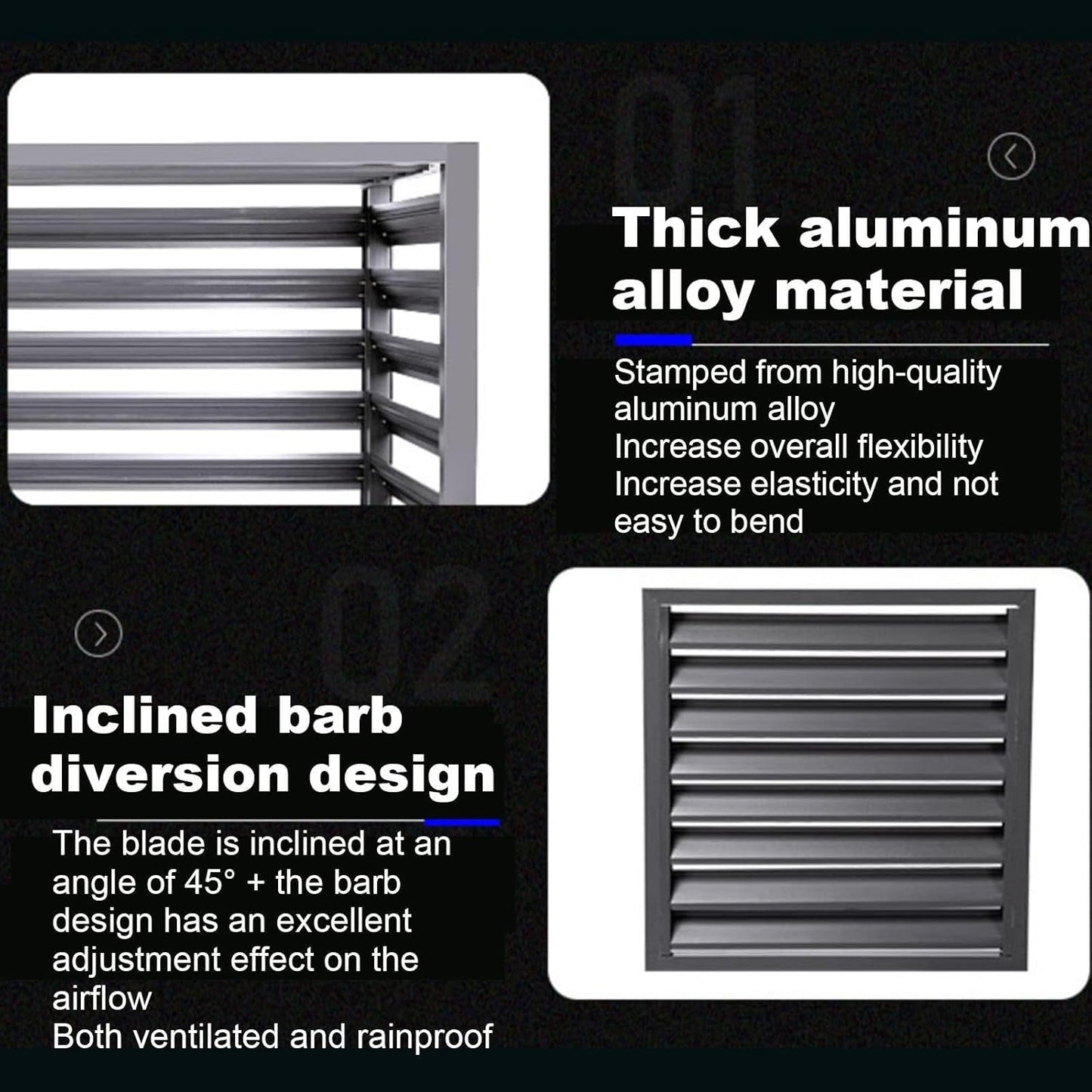 GENERIC Housse Robuste En Aluminium Pour Climatiseur – Clôture Antivol Pour Radiateur Pour Unités Extérieures, Réduction Du Bruit Et Dissimulation, Protection AC Et Décoration Extérieure élégante